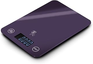 Berlingerhaus - Peso digital para cocina, 5 kg, color morado real metalizado BH-9364