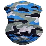 ❧❦❧ Elegant Schultertuch zum verschiedene Sportarten und Outdoor-Aktivitäten: Joggen am Morgen, Angeln, Wandern, Radfahren, Motorradfahren, Laufen, Skifahren, Jagen usw. Tuch kann als Stirnband, Kopfbedeckung, Halstuch, Halswärmer, Looptuch, Haarband, Kopftuch & Schlauch-Schal genutzt werden. Außerdem optimal als Chopper Motorrad-Sturmhaube, Fahrrad-Tuch, für Paintball & als Bandana.