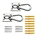 NTCLHFXU Industrial Steel 8mm Rigging Hardware Square Eye Plate Anchors Hook for Balcony Patioes Swing Chair Installation Strong Hanging Hook