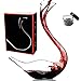 Le Sens Amazing Home Cygnus Wine Decanter 100% Hand Blown Lead-Free Crystal Glass Swan Decanter, Prepackaged Red Wine Carafe, Wine Gift, Wine Accessories,Gift Box Wrapped and Free Cleaning Beads Set