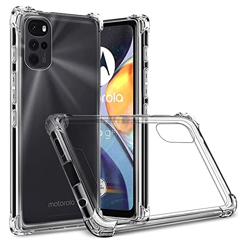Totill Case for Motorola Moto G22, Crystal Clear [Anti-Yellowing] Anti-Shock Anti-Slip Anti-Scratch Silicone Phone Case, Smartphone cover Cover for Motorola G22 Funda Coque Hüll 6.5 inch Transparent