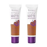 Rimmel,  Stay Matte Foundation, Deep Mocha  (2-Pack)