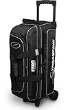 Storm Streamline 3 Ball Roller Bowling Bag- Black/Silver