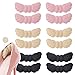 TSHAOUN 6 Paia Cuscini per Tallone Pad Heel, Tacco Adesivi Tacco Cuscinetti Autoadesiva Antiscivolo Protezione Tallone per Comfort e Migliorato Calzata, High Heel Grips Insert (Nero, Beige, Rosa)