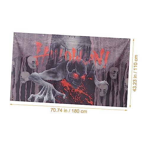 BESTOYARD 3Pcs Ganchos Decorações Decoração De Fotos Banner Tapeçaria Estande Tema Halloween Quarto