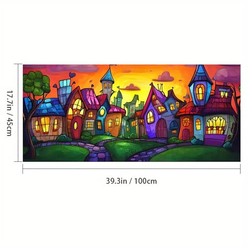 Vinilo decorativo HOMETITUTE diseño vidriera 100x45 cm miniatura 3