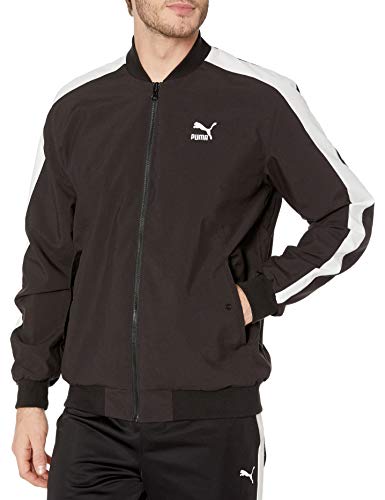 PUMA Men's Bomber Jacket, Black, L