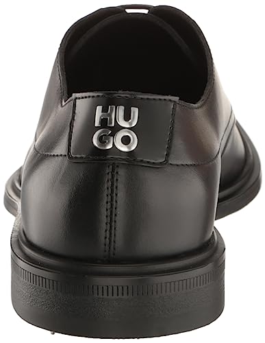 Image of Hugo Men's Kerr Shiny Leather Derby Dress Shoe