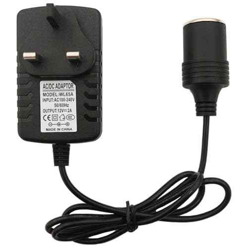 Oshima Car Power Inverters Plug Adapter 2A 240V Ac Mains To 12V Dc Converter Cigarette Lighter Socket Voltage Uk