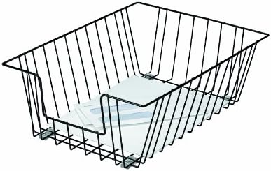 Fellowes Workstation Legal Size Desk Tray Organizer, Wire, Black (65112)