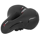 BOLA DE ELASTÓMERO: Base del asiento de ciclismo diseñada con bola de resorte de elastómero, más estable y mejor protegida y con una absorción de impactos más duradera. Espesar y ensanchar, pasta altamente reflectante, mano de obra exquisita
