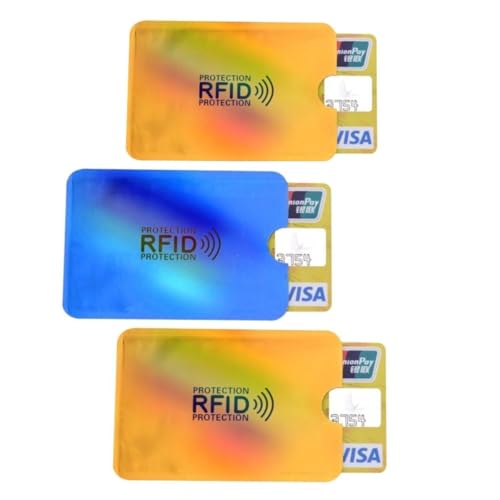 KIT 3 Capas Protetoras de Cartão Por Aproximação Anti RFID Cartão Bancário Protetor Antifurto de dad