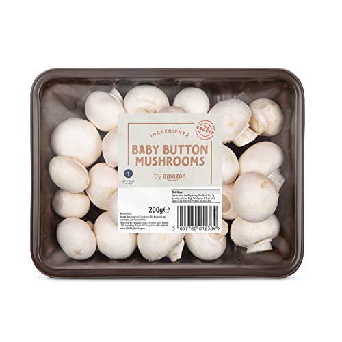 Reduced Shelf Life by Amazon Baby Button Mushrooms 200g