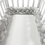 PTKG Parachoques Trenzados Almohada De Nudo Suave, Cojines Infantiles...