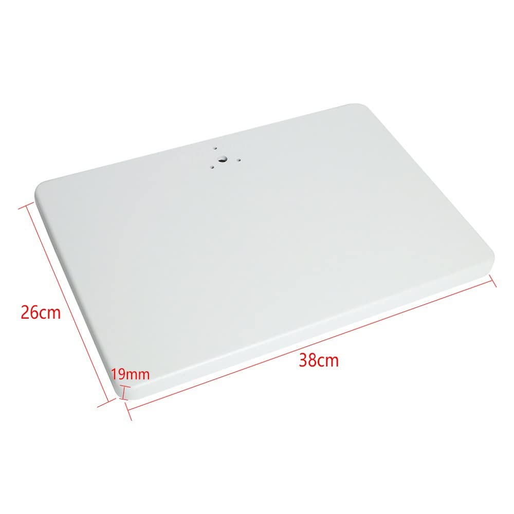 Microscope Trinocular Stereo Microscope Binocular Microscope Table Working Stand Holder Worktable Base Platform Pedestal Workbench Pad(White)