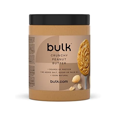 Bulk Erdnussbutter, Crunchy, 1 kg, Verpackung Kann Variieren Cover