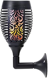 Taylor & Brown Solar Wall Lights, 51 LED Torch with Flickering Flame Waterproof Outdoor Solar Lamp for Garden, Landscape, Halloween Pathway, Patio, Balcony Deck Yard (1 Pack)
