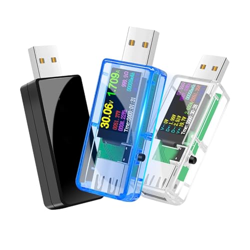 Namolit 13 em 1 testador USB Indicador de tensão atual Display LCD colorido Testador USB Amperímetro