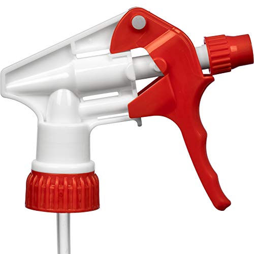 Rideshare Swag Heavy Duty General Use Trigger Sprayers - Glass or Plastic Bottle Replacement, 28mm - Cleaning, Plants, Autocare, Home & Garden, Pets (24 Pack, Red)