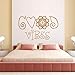 Aufklebermandala Moroccan Pattern Wall Sticker Indian Yoga Studio Bedroom Dormitory Living Room Home Decoration 33 * 57Cm