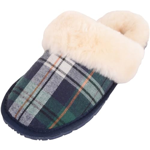 Chaussons mules en peau de mouton pour vos moments cocooning au salon