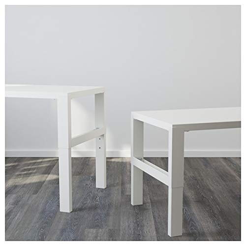 Bureau blanc PÅHL 96x58 cm table de travail compacte et durable - 7