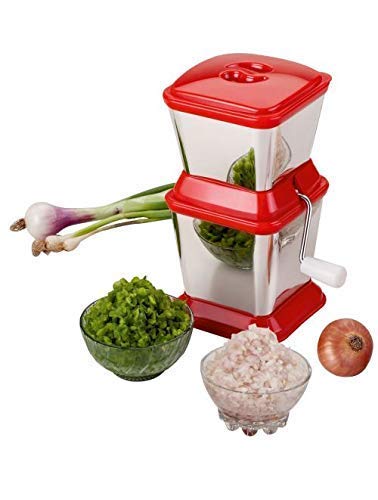 NETXE Multipurpose Onion, Chilly, Dry Fruit & Vegetable Chopper for Kitchen Stainless Steel Blade Jumbo Chilly Cutter [AS PR IMAGE]