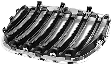 Front Grill Compatible with BMW 6 Series E63 E64 2002 2003 2004 2005 2006 2007 2008 2009 2010 RS-144 Front Central Sport GrillReplacement Kidney Grille Grill Black Matt