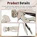 findmall 5Pcs 6 Inch Locking C Clamps with Swivel Pads Heavy Duty C-Type Locking Plier Table and Tool Vise Grip for Shop Home Farm and Automotive DIY Woodworking Welding Cabinetry Pocket Hole Joinery