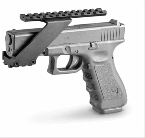 360 Tactical Pistol Rail Front Machined Aluminum No Gunsmithing Weaver Picatinny Top & Bottom Rail Pistol Handgun Scope Mount For Sights thumb #2