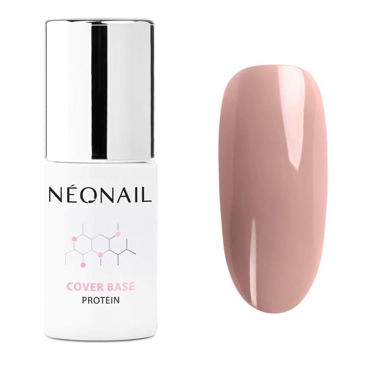 Cream Beige Cover Base Protein NeoNail 7,2ml, 7.2 ml (Pack of 1)