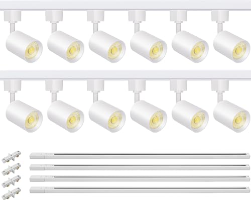 Vanoopee ITK10W3KW12 12-Light Led Track Lighting Kit cover
