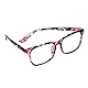 Brille Brillengestelle Ohne Sehstärke Voll Rahmen Runde Pantobrille Streberbrille Fensterglas Nerdbrille Damen Herren Ebenenspiegel Brillefassung Lesebrille Winddicht Leicht Vintage Transparent