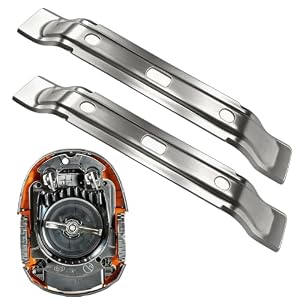 2 Stück Messerklingen,Mähroboter Messer Edelstahl Ersatzmesser