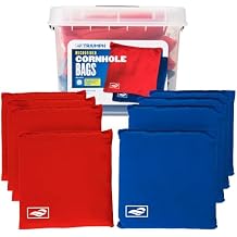 Triumph Sports USA Classic Cornhole Bags - Includes Eight 12.5oz Cornhole Bags and Carry Tub