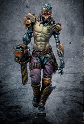 Figura modelo de guerrero antiguo 1:24 sin armar resina