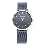 Gehäusedurchmesser: 32 mm Boccia Damen Analog Quarz Uhr mit Edelstahl Armband 3281-07