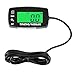 Produktbild Runleader RL-HM032A Digitaler induktiver Tachometer mit LCD Betriebsstundenzähler für alle Benzinmotoren ATV UTV Dirtbike Motobike Motorrad Außenborder Snowmobile Pitbike PWC Marine Boat