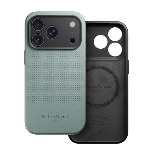 Image of Native Union Active Case - MagSafe Compatible with Built-in Magnets - Rugged Design - Recycled Materials - Ultra-Durable Drop Protection up to 10ft / 3m for iPhone 17 Pro (Slate Green)