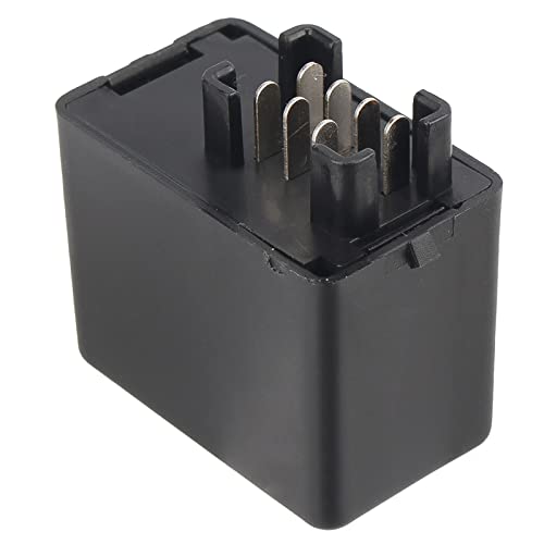 AUTOKAY 12V 7 Pin LED Flasher Relay Turn Signal Light Flash FE249JR Fits for Suzuki GSXR SV DL VZ Lamp Turn Signal Light Bulbs Hyper Blink Flash Controller