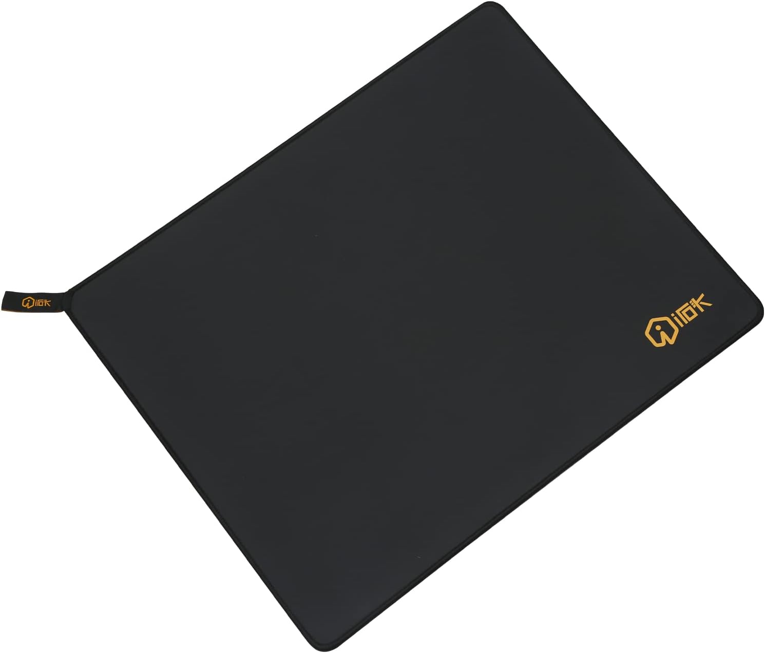 IROKGaming Mouse Pad Glass Coating Flexible Cloth with Stitched Edges, Extended Mousepad with Superior Micro-Weave Cloth, Non-Slip Base, Desk Mat for Gamer, Office & Home, Black