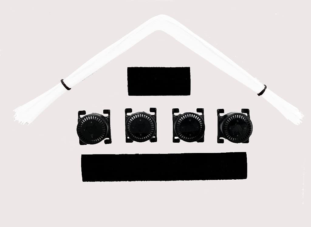 CoyoteVest CoyoteWhiskers Protection Nylon Bristles for CoyoteVest or SpikeVest Dog Harness Vest, Dog Accessories That Deter Coyote, Hawk and Raptor