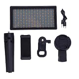 Pilipane Luce di riempimento CPL Filtro polarizzatore Luce selfie ricaricabile regolabile con diametro largo 52 mm per fotografie di artisti Streaming live Cura di bellezza Materiale ABS