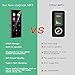 64GB MP3 Player with Bluetooth 5.2, AiMoonsa Music Player with Built-in HD Speaker, FM Radio, Voice Recorder, HiFi Sound, E-Book, Earphones Included