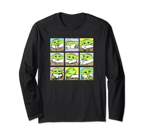 T-shirt manches longues Grogu Star Wars aux finitions premium durables