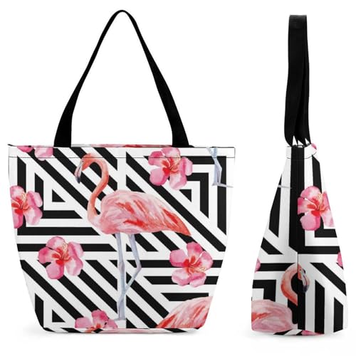 Sac de shopping flamant fini le manque de place en voyage