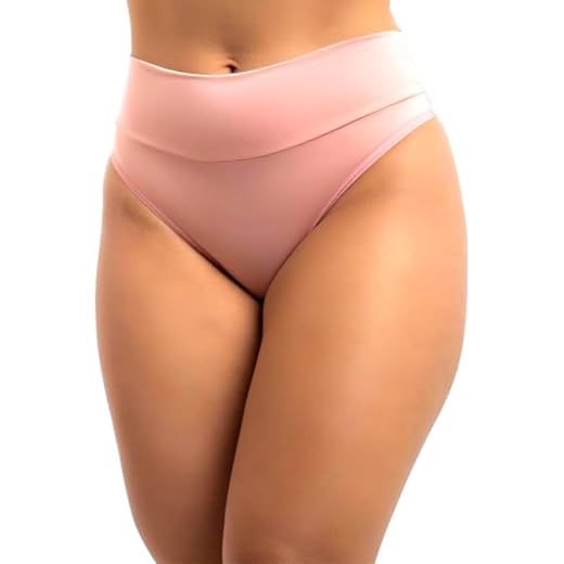 Kit 05 Calçolas Cós Alto Calcinha Romantic Poliamida Calçola Cintura Alta Feminina (BR, Alfa, G, Regular, Variadas)