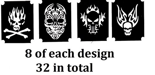 Skull Collections (Skull Tattoo stencils)