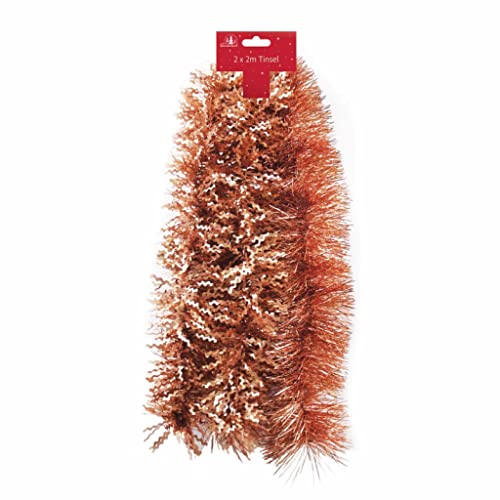 Tallon 7163 Festive Wonderland Christmas Christmas - Espumillón (12 m), color cobre Cover