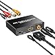 Multifunktions-ARC-Audio-Extraktor, HDMI ARC, Glasfaser, Koaxiale 3-Eingangsmethoden-Schaltfunktion, 3.55mm Stereo-Kopfhörer-Anschluss Ausgestattet Hochleistungs-Audio-Verstärker